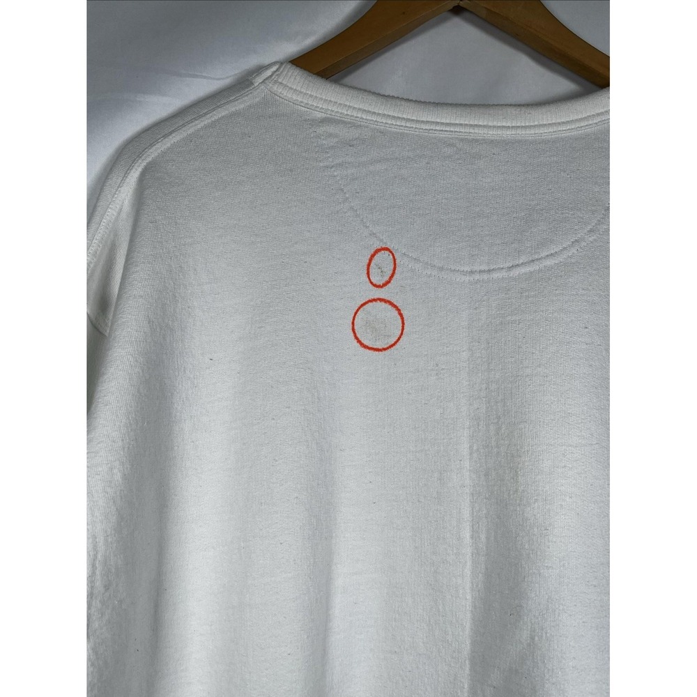 Champion Sweatshirt Mens XL White Crewneck Cartoon MADCAB Franklin Peanuts - Picture 13 of 14